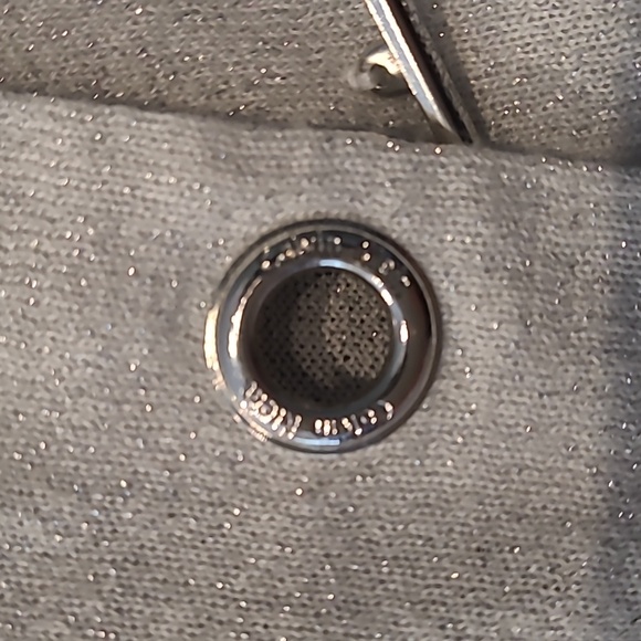 Calvin Klein silver cardigan slight crop, sparkly cover up. - Picture 4 of 11
